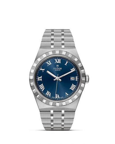 Royal Date 38 Stainless Steel / Blue - Roman