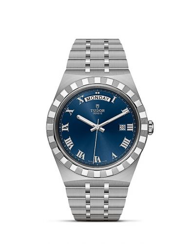 Royal Day-Date 41 Stainless Steel / Blue - Roman