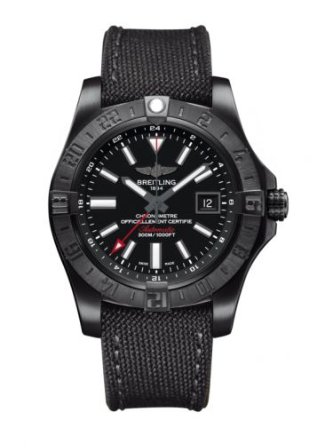 Avenger II GMT Black Steel / Volcano Black / Military