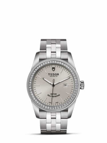 Glamour Date 31 Stainless Steel / Diamond / Silver / Bracelet
