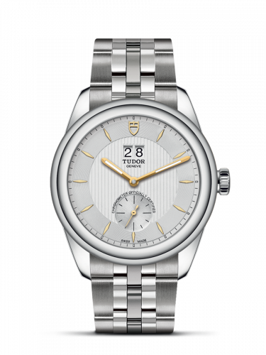 Glamour Double Date Stainless Steel / Silver-Gold / Bracelet
