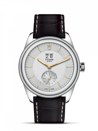 Glamour Double Date Stainless Steel / Silver-Gold / Strap