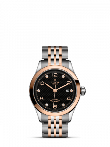 1926 28 Stainless Steel / Rose Gold / Black - Diamond