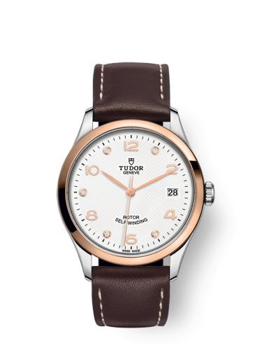 1926 36 Stainless Steel / Rose Gold / White - Diamond / Strap