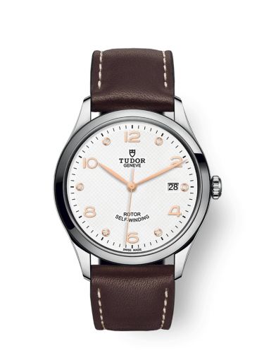 1926 39 Stainless Steel / White - Diamond / Strap