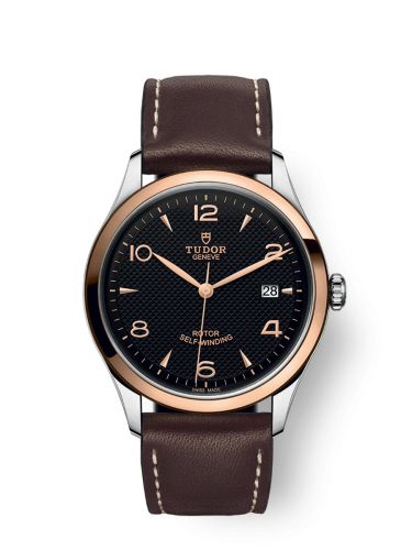 1926 39 Stainless Steel / Rose Gold / Black / Strap