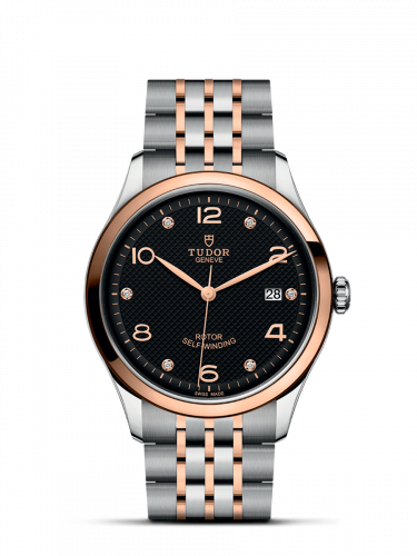 1926 39 Stainless Steel / Rose Gold / Black - Diamond