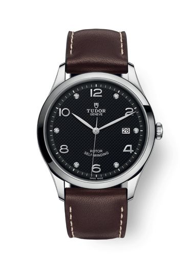 1926 41 Stainless Steel / Black - Diamond / Strap