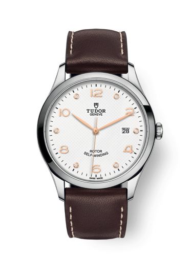 1926 41 Stainless Steel / White - Diamond / Strap