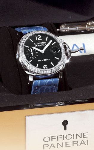 Luminor Marina Automatic Diamond Bezel