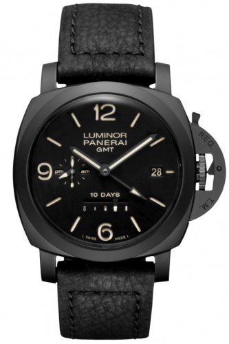 Luminor 1950 44 10 Days GMT Ceramic / Black