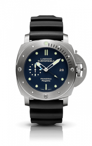 Luminor Submersible 1950 Regatta 3 Days GMT Automatic Titanio