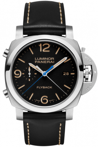Luminor 1950 44 3 Days Chrono Flyback Automatic Stainless Steel / Black