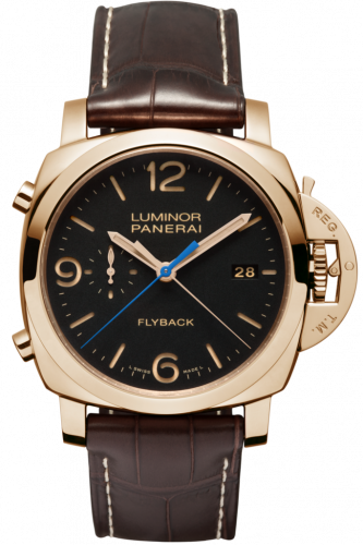 Luminor 1950 44 3 Days Chrono Flyback Automatic Red Gold / Black