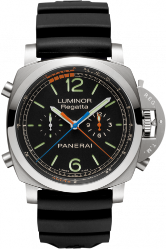 Luminor 1950 47 Regatta 3 Days Chrono Flyback Automatic Titanium / Black