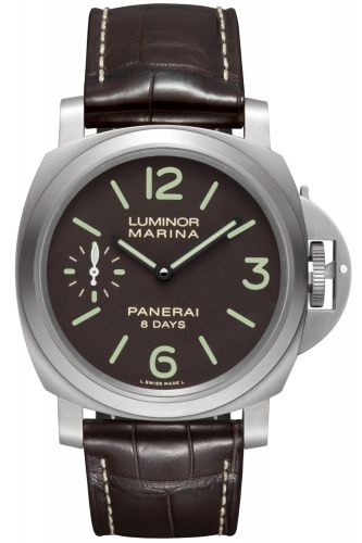 Luminor Marina 44 8 Days Titanium / Brown
