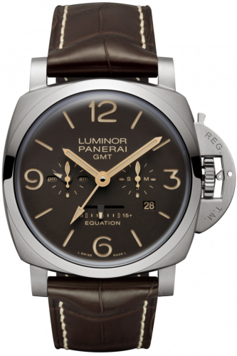 Luminor 1950 47 Equation Of Time 8 Days Titanium / Brown