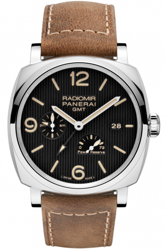 Radiomir 1940 3 Days GMT Power Reserve Automatic Acciaio Tuxedo