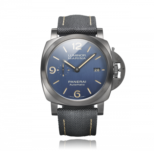 Luminor 1950 44 3 Days Automatic Titanium DLC / Blue / Bucherer Blue