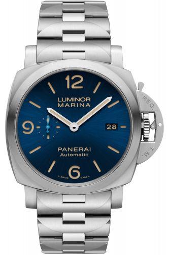Luminor 1950  Marina 44 3 Days Automatic Stainless Steel / Blue / Bracelet