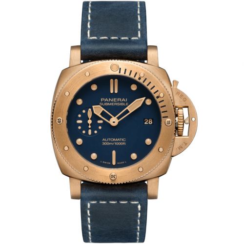 Luminor Submersible 42 3 Days Automatic Bronzo Blu Abisso