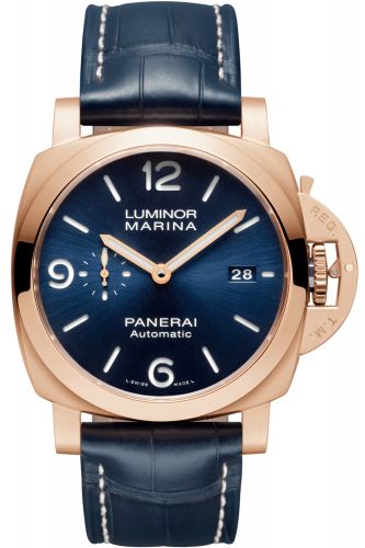 Luminor 1950 44 3 Days Goldtech / Sole Blu
