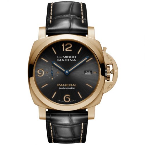 Luminor 1950 44 3 Days Yellow Gold / Grey