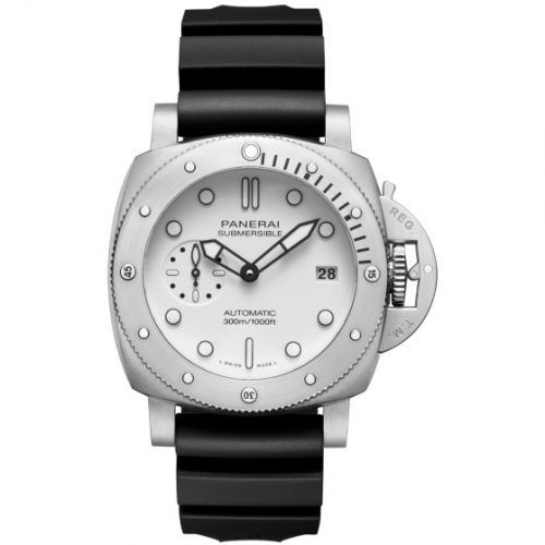 Luminor Submersible 42 3 Days Automatic Stainless Steel / White