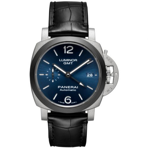 Luminor 1950 42 GMT Titanium / Carbotech / Blue