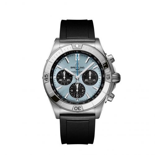 Chronomat B01 42 Stainless Steel / Platinum / Ice Blue
