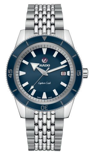 HyperChrome Captain Cook 42 Stainless Steel / Blue / Bracelet
