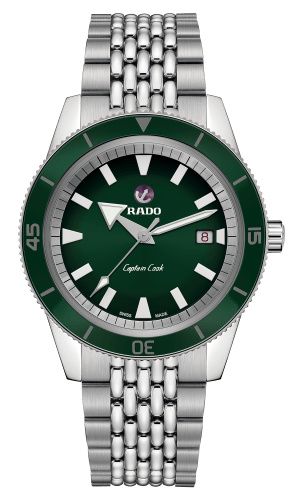 HyperChrome Captain Cook 42 Stainless Steel / Green / Bracelet