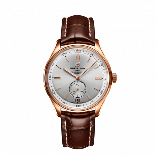 Premier Automatic 40 Red Gold / Silver / Croco Black / Folding