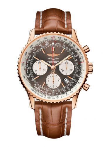 Navitimer 01 43 Red Gold / Bronze / Alligator