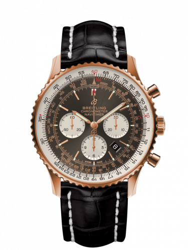 Navitimer 1 B01 Chronograph 46 Red Gold / Anthracite / Croco / Pin