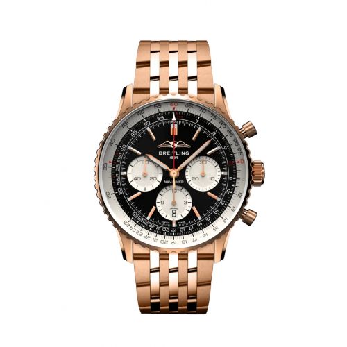 Navitimer B01 Chronograph 43 Red Gold / Black / Bracelet