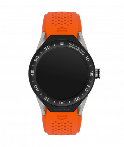 Carrera Connected Modular 45 Titanium / Ceramic / Orange Rubber