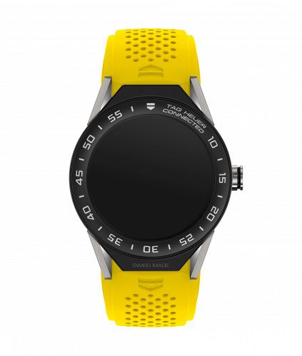 Carrera Connected Modular 45 Titanium / Ceramic / Yellow Rubber