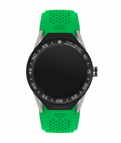 Carrera Connected Modular 45 Titanium / Ceramic / Green Rubber