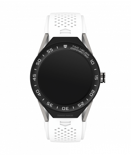 Carrera Connected Modular 45 Titanium / Ceramic / White Rubber