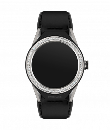 Carrera Connected Modular 45 Titanium / Diamond / Black Calf