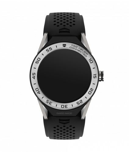 Carrera Connected Modular 45 Titanium / Stainless Steel / Black Rubber