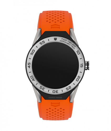 Carrera Connected Modular 45 Titanium / Stainless Steel / Orange Rubber