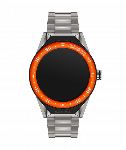 Carrera Connected Modular 45 Titanium / Orange Aluminum / Bracelet