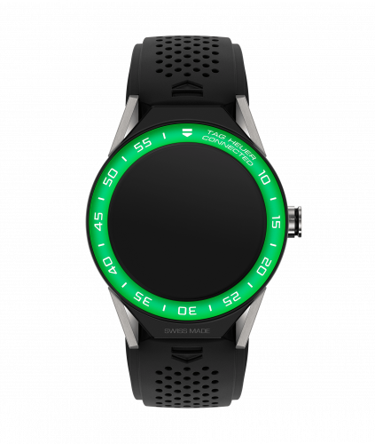 Carrera Connected Modular 45 Titanium / Green Aluminum / Black Rubber