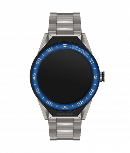 Carrera Connected Modular 45 Titanium / Blue Aluminum / Bracelet