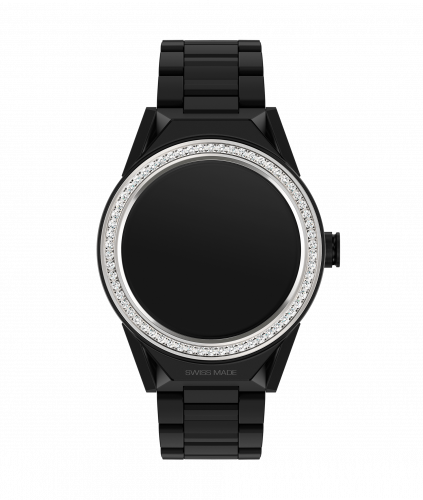 Carrera Connected Modular 45 Black Titanium / Diamond / Ceramic Bracelet