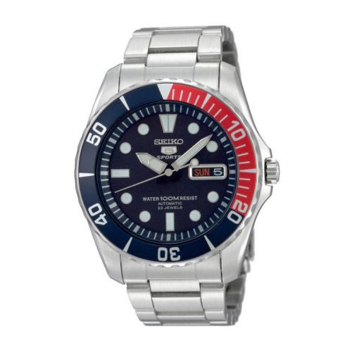 5 Sports Stainless Steel / Blue / Pepsi / Bracelet
