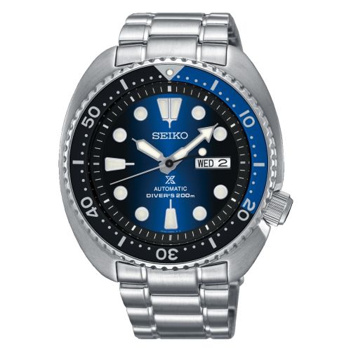 Prospex Diver Turtle Stainless Steel / Blue Gradient / Bracelet