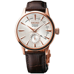 Cocktail Time Power Reserve Stainless Steel / PVD Rose / Sidecar